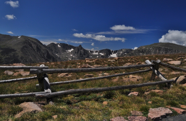 View from the Forest Canyon Overlook on the Trail Ridge Road